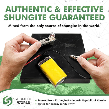 Polished Shungite Tile Plate