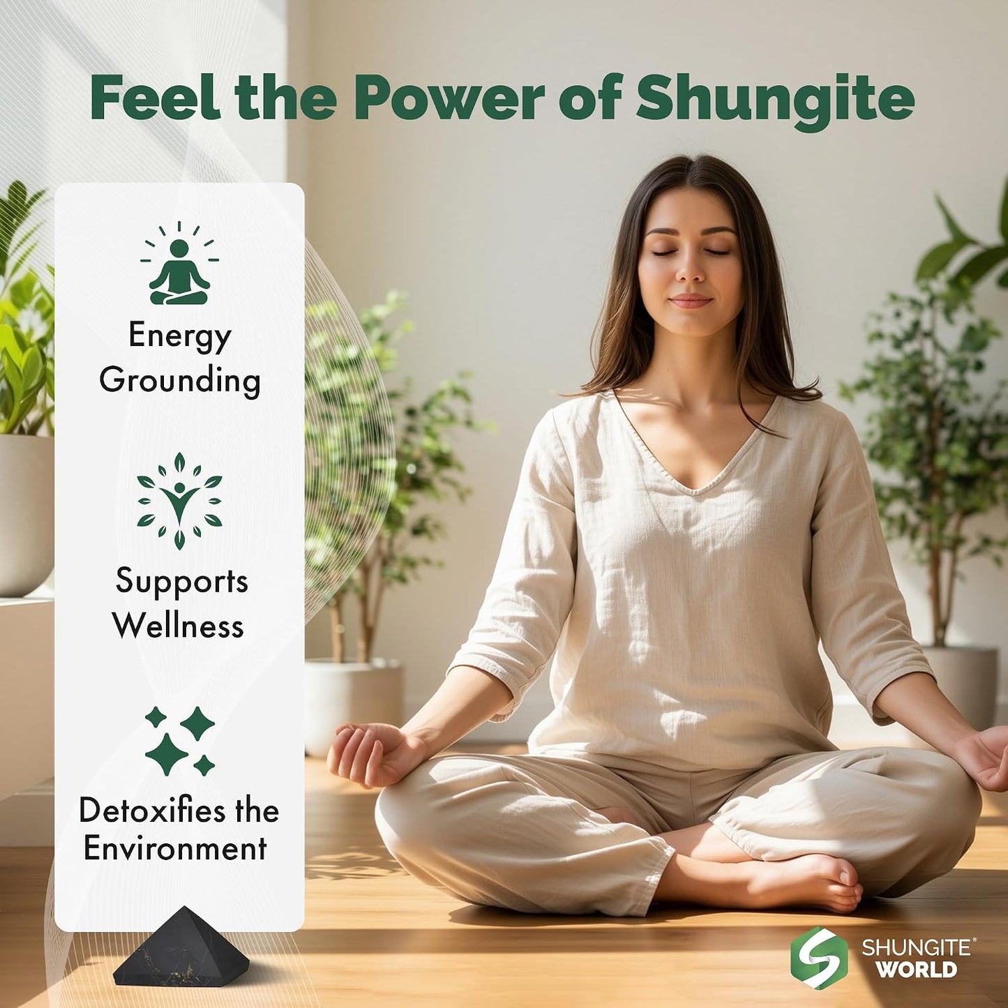 Authentic Shungite Pyramid