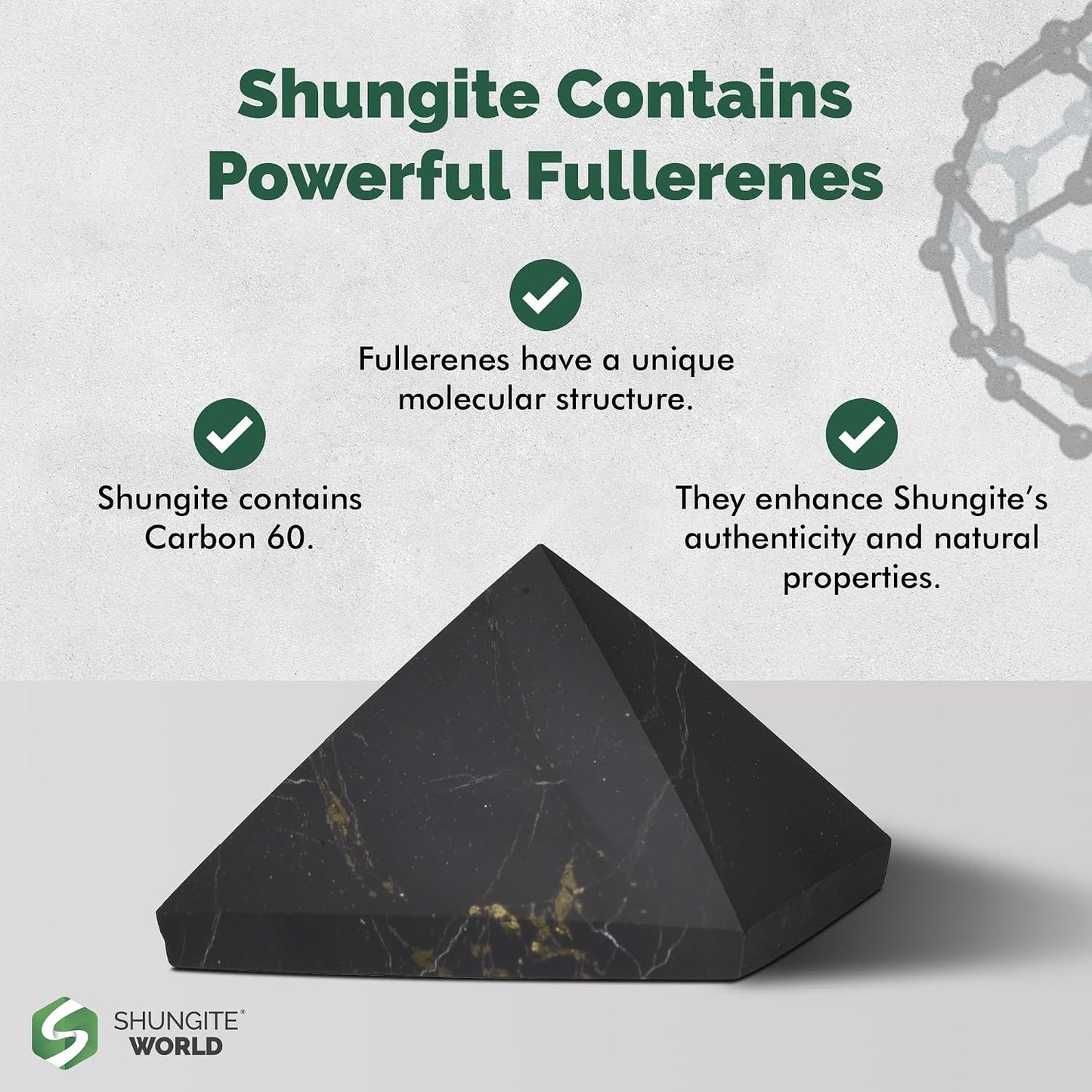 Authentic Shungite Pyramid