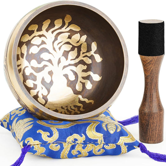 Handcrafted Tibetan Singing Bowl — 4.5"