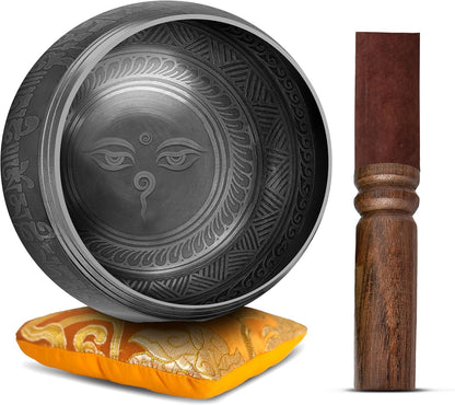 Authentic Tibetan Singing Bowl Set — Handmade in Nepal for Meditation, Yoga & Sound Healing
