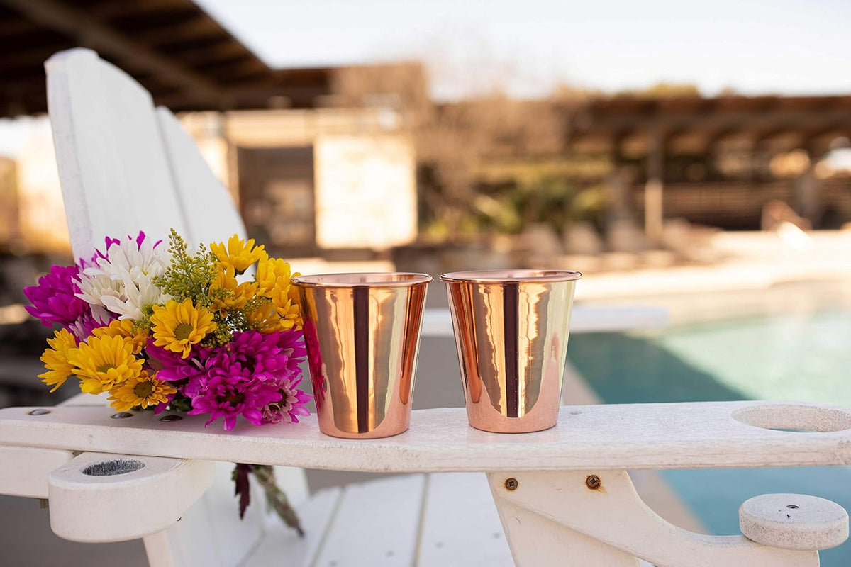 Pure Copper Tumbler — Extra-Thick 16 oz