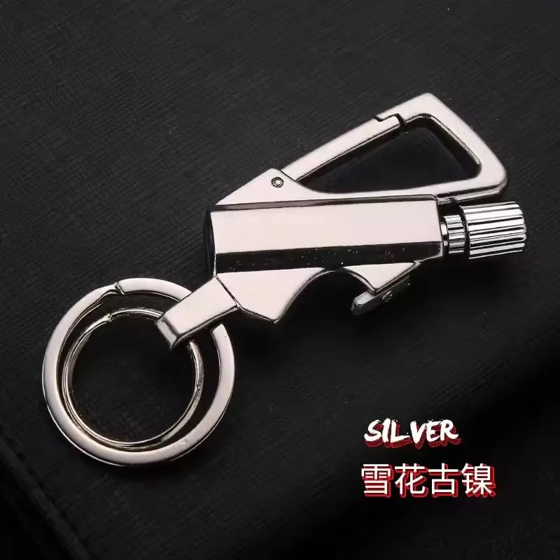 Kerosene Lighter Keychain – 3-in-1 Bottle Opener, Fire Starter & EDC Survival Tool