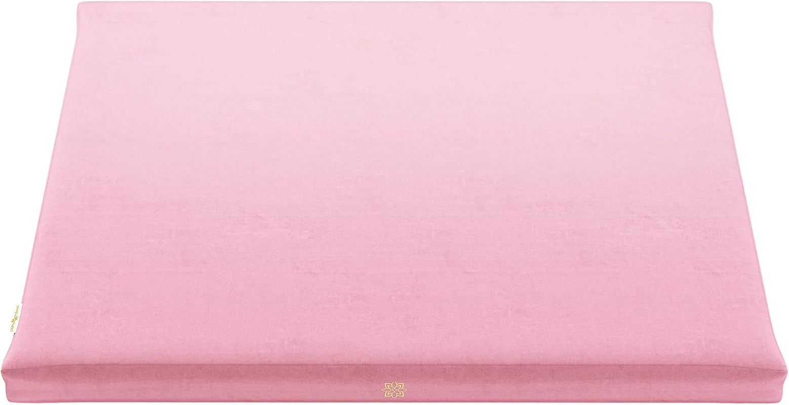 Mindful & Modern Zabuton Meditation Mat — Cotton-Filled Floor Cushion