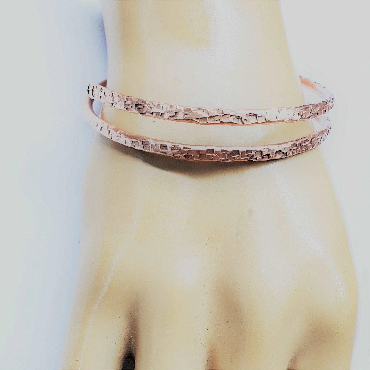 Full Overlap Copper Bangle