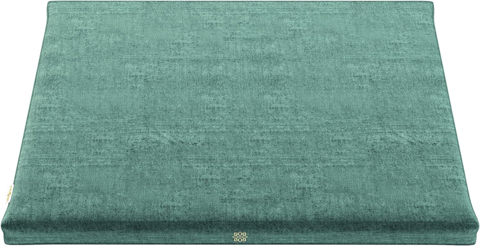 Mindful & Modern Zabuton Meditation Mat — Cotton-Filled Floor Cushion