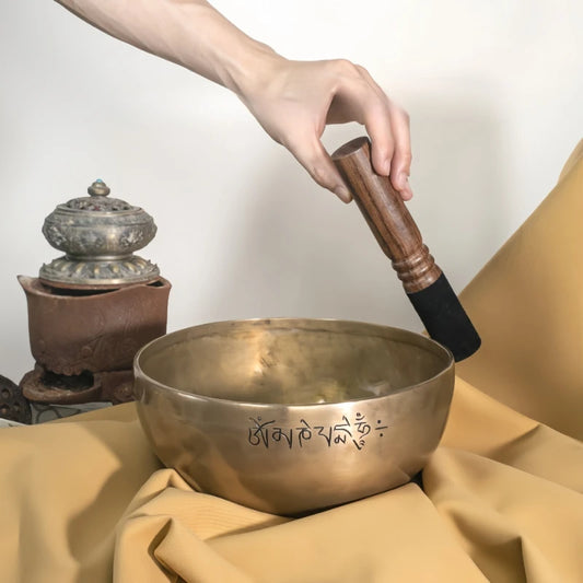 Sacred Copper Singing Bowl — Nepalese Sound Healing Instrument for Meditation & Mindful Living