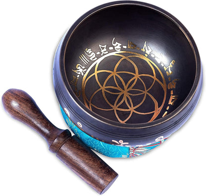 Tibetan Singing Bowl — Magenta Moment | 3.5 Inch
