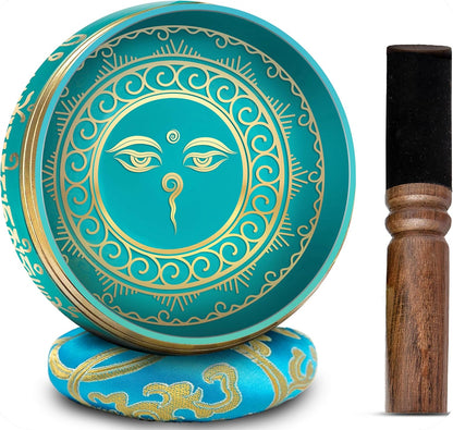 Authentic Tibetan Singing Bowl Set — Handmade in Nepal for Meditation, Yoga & Sound Healing