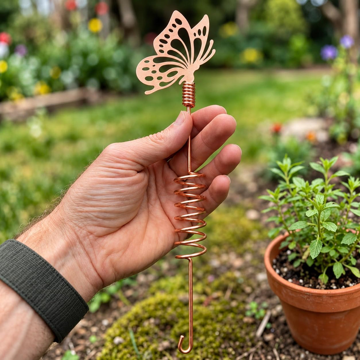 Copper Butterfly Garden Antennas — Butterfly Garden | Set of 3