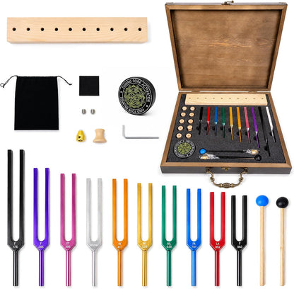 Solfeggio Tuning Fork Set — Spectrum of Sound | 10 Frequencies