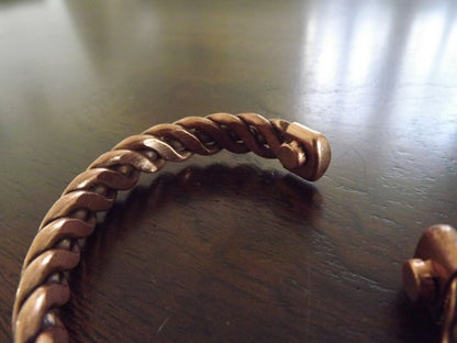 Pure Copper Bracelet - Heavy 40 Gr Copper Men Women Arthritis Therapy