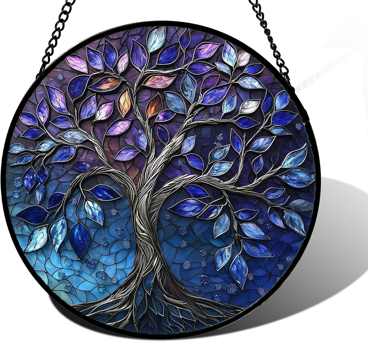 Tree of Life Glass Suncatcher — Tree of Color | 6.3 Inch