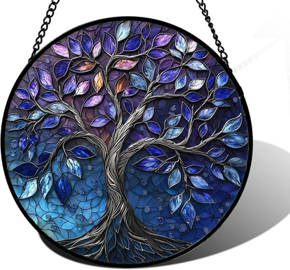 Tree of Life Glass Suncatcher — Tree of Color | 6.3 Inch