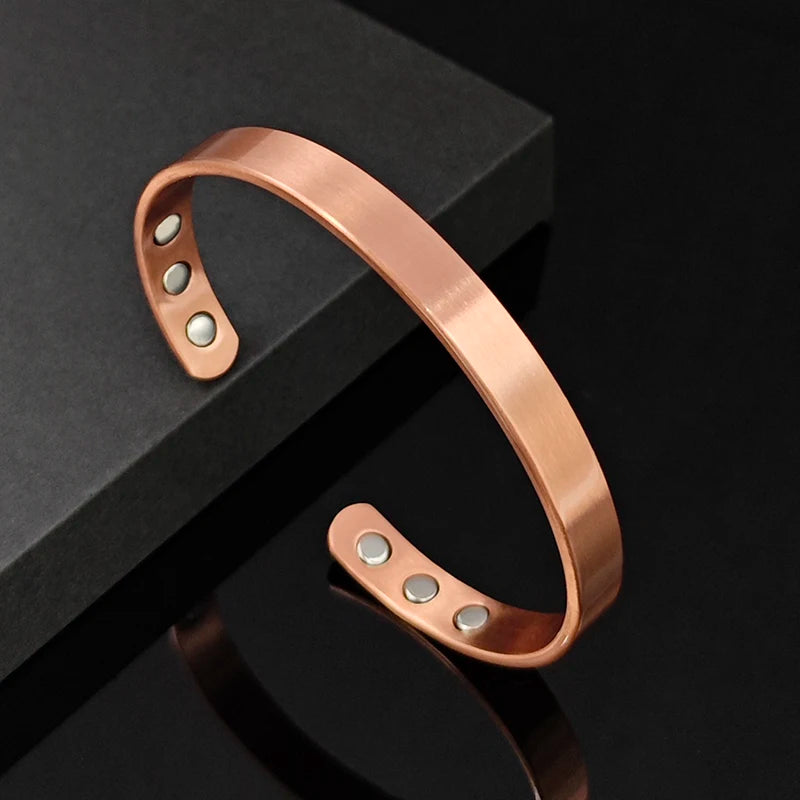 Pure Copper Magnetic Healing Bracelets & Rings – Ancient Energy Tools for Balance & Vitality