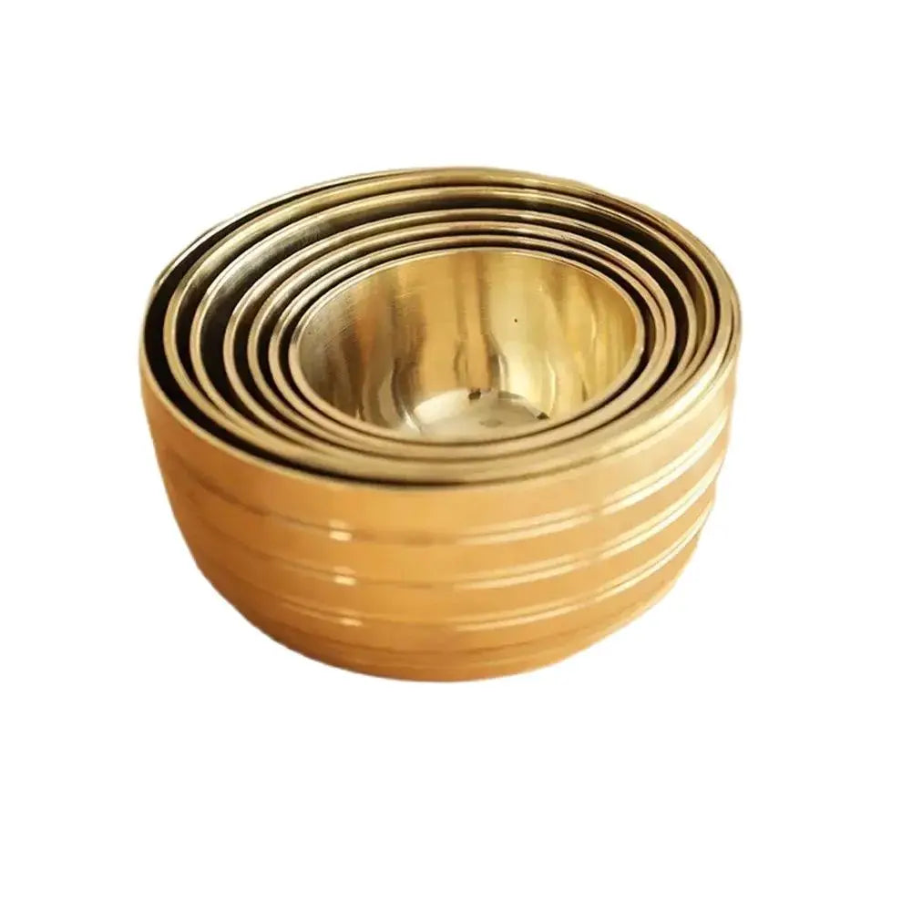 7 Pcs Brass & Metal Handcraft Tibetan Singing Bowls