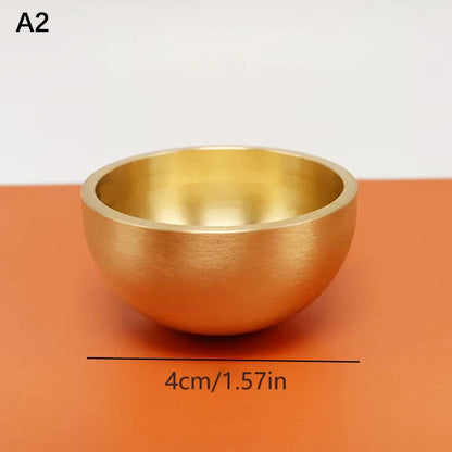 Portable Mini Singing Bowl for Meditation, Heart Chakra Healing & Aromatherapy Relaxation