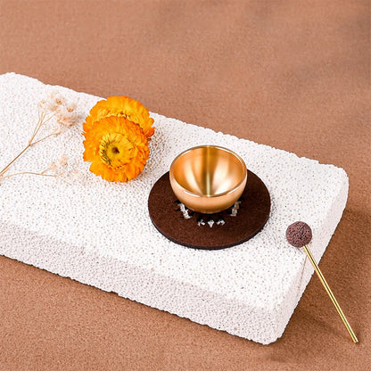 Portable Mini Singing Bowl for Meditation, Heart Chakra Healing & Aromatherapy Relaxation