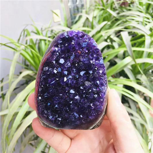Amethyst Crystal Geode Cluster – Raw Natural Stone from Uruguay — product image 2