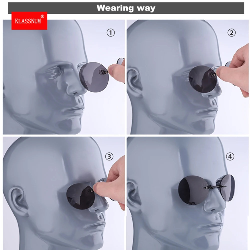 Matrix Morpheus Clip-On Sunglasses