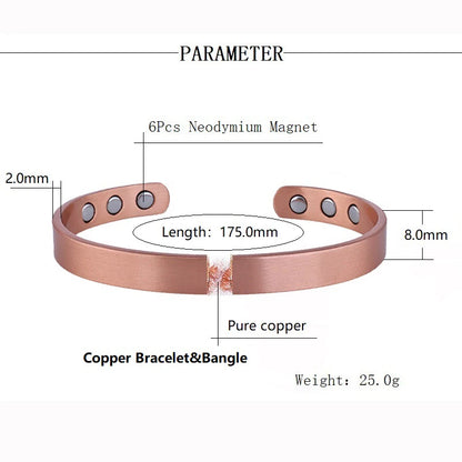 Pure Copper Magnetic Healing Bracelets & Rings – Ancient Energy Tools for Balance & Vitality