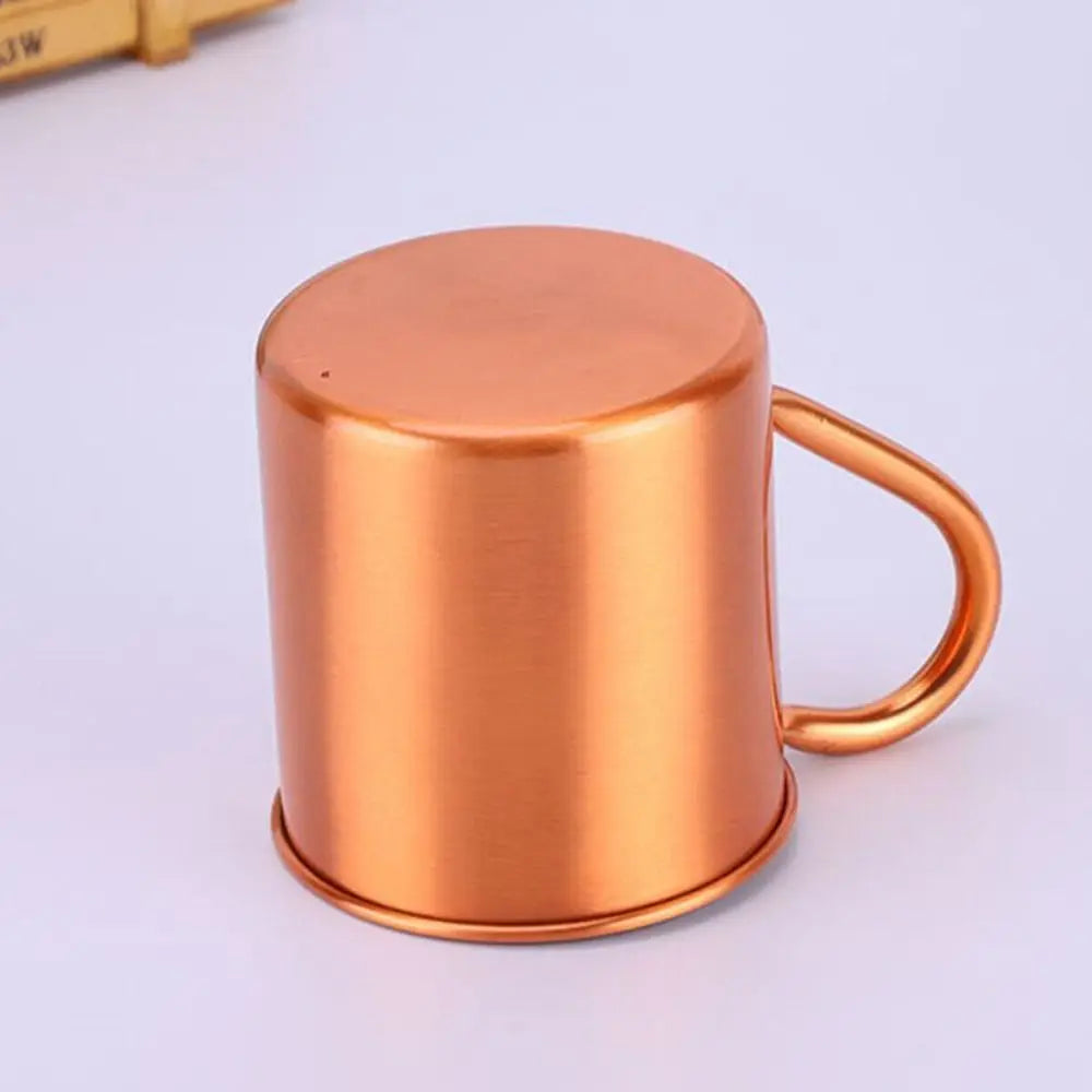 16oz Handcrafted Pure Copper Mug – Brushed Finish for Moscow Mules, Cocktails, Coffee & More