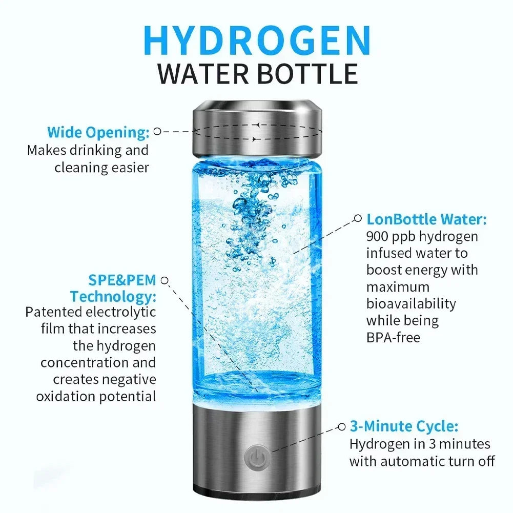 Quantum Hydrogen Water Bottle