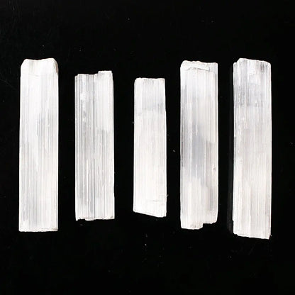 Natural Selenite Wand – Raw White Gypsum Crystal Stick for Energy Healing, Cleansing & Chakra Work
