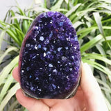 Amethyst Crystal Geode Cluster – Raw Natural Stone from Uruguay — product image 1