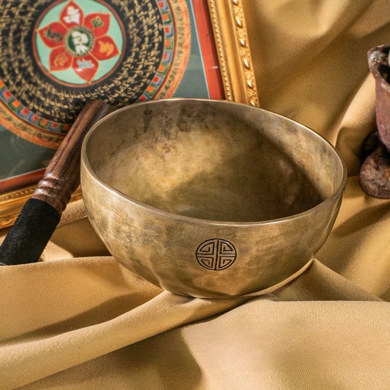 Sacred Copper Singing Bowl — Nepalese Sound Healing Instrument for Meditation & Mindful Living