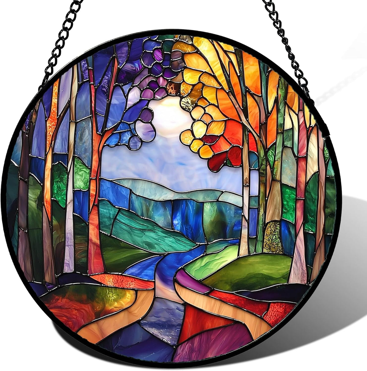 Tree of Life Glass Suncatcher — Tree of Color | 6.3 Inch
