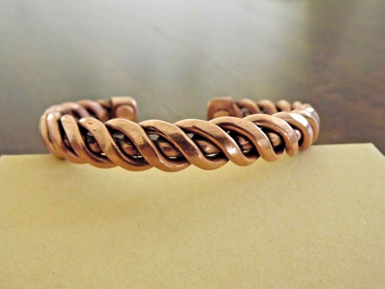 Pure Copper Bracelet - Heavy 40 Gr Copper Men Women Arthritis Therapy