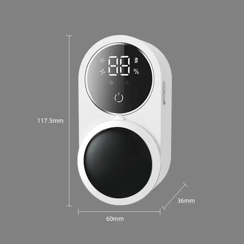 UV Toothbrush Sanitizer & Holder – Intelligent Sensor-Activated Sterilizer with Digital Display