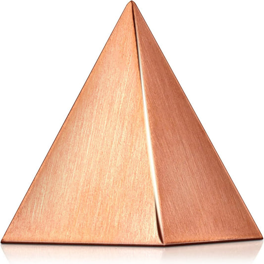 Solid Copper Giza Pyramid 🔺 Purple Gold Energy Amplifier (1.25”)