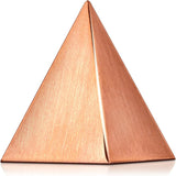 Solid Copper Giza Pyramid 🔺 Purple Gold Energy Amplifier (1.25”)