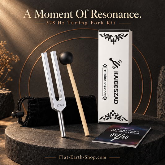 528Hz Tuning Fork Set — With Hammer & Storage Pouch