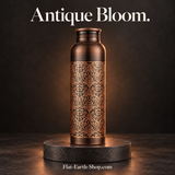 antique bloom copper product on a dark studio background