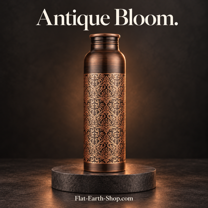 antique bloom copper product on a dark studio background