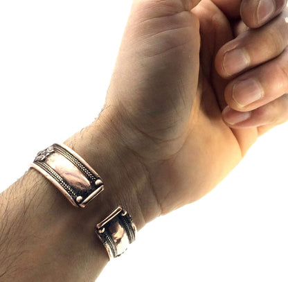 100% Pure Copper Tibetan Healing Bracelet