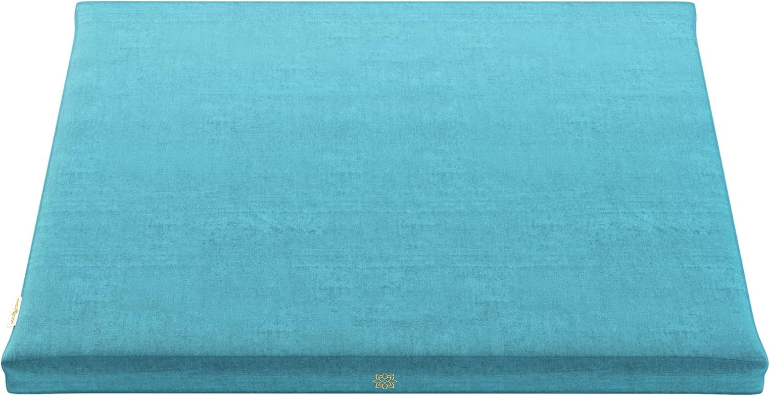 Mindful & Modern Zabuton Meditation Mat — Cotton-Filled Floor Cushion
