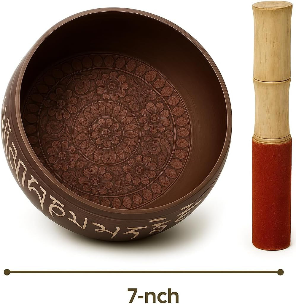 Tibetan Singing Bowl — Earth Song | Brown