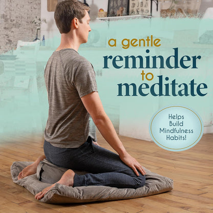 Tibetan Meditation Cushion — Velvet Zafu with Buckwheat Fill