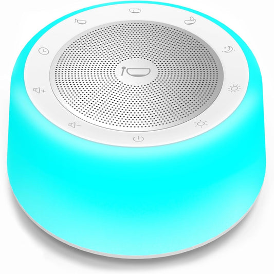 Tibetan Singing Bowls Sound Machine — 11 Healing Tones with Night Light & Timer