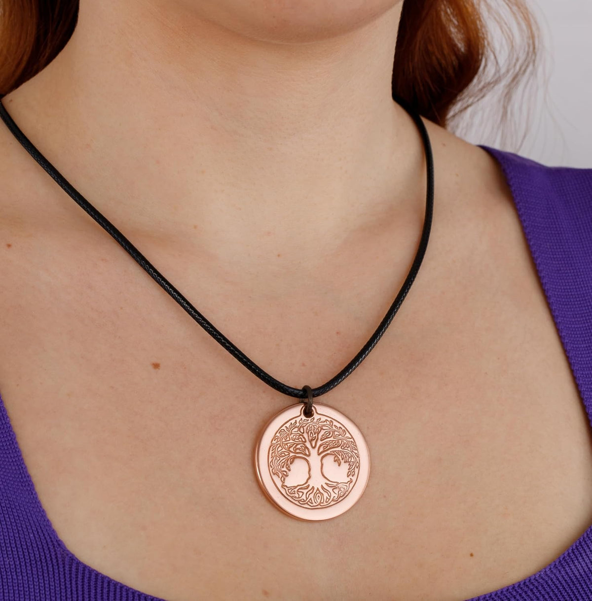Pure Copper Tree of Life Necklace