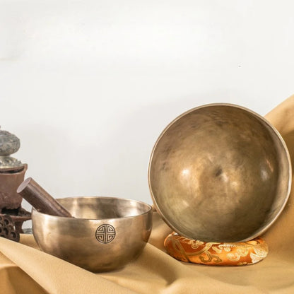 Sacred Copper Singing Bowl — Nepalese Sound Healing Instrument for Meditation & Mindful Living