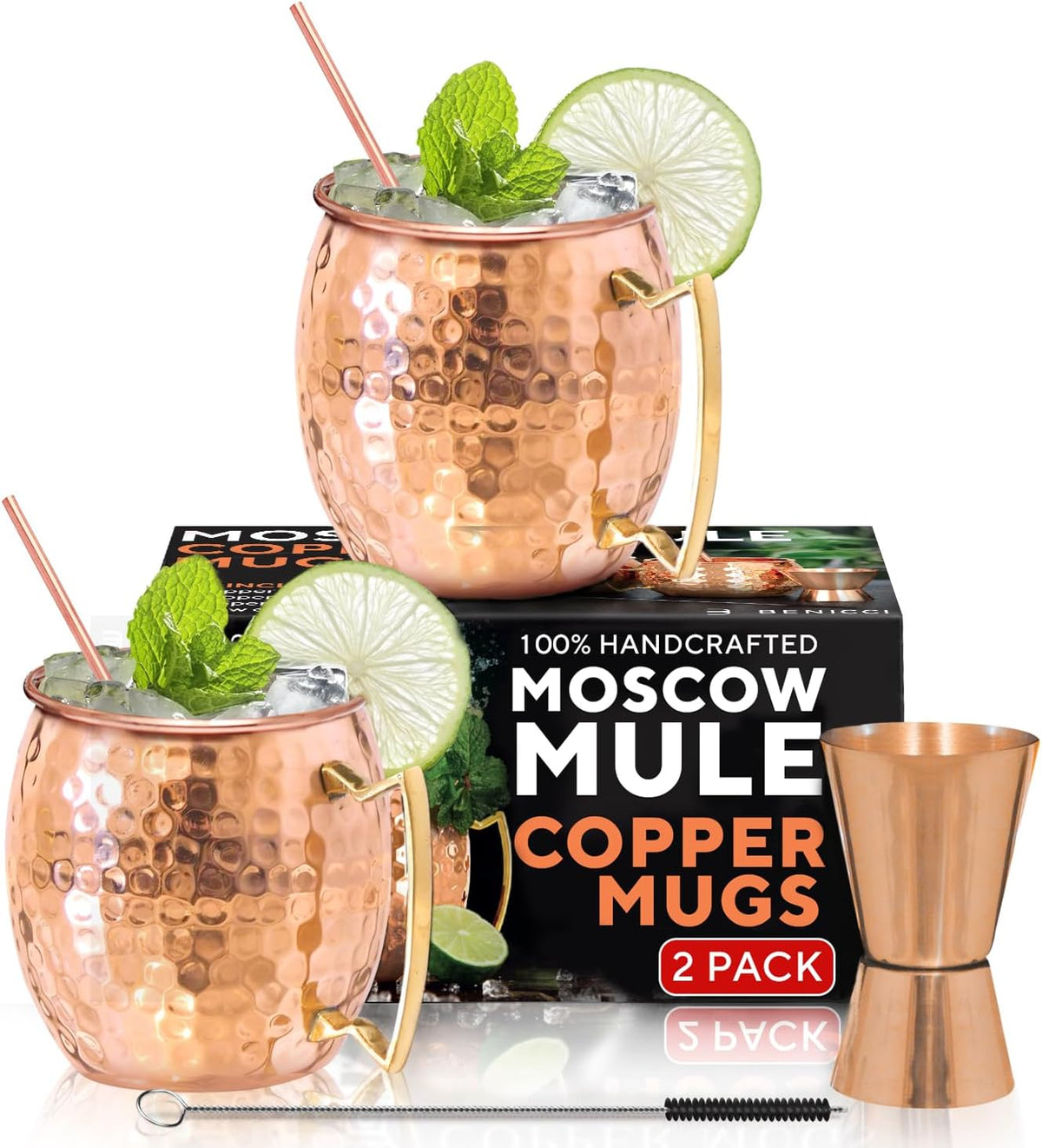Copper Mug Gift Set — Shared Ritual | 2 × 16 oz