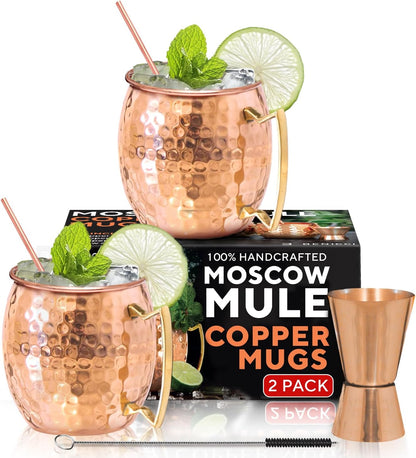 Copper Mug Gift Set — Shared Ritual | 2 × 16 oz