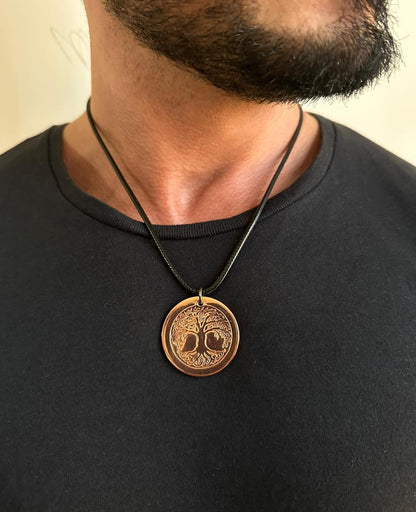 Pure Copper Tree of Life Necklace