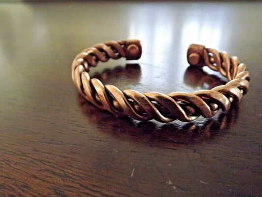 Pure Copper Bracelet - Heavy 40 Gr Copper Men Women Arthritis Therapy