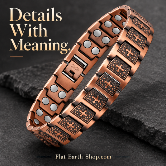Magnetic Pure Copper Cross Bracelet